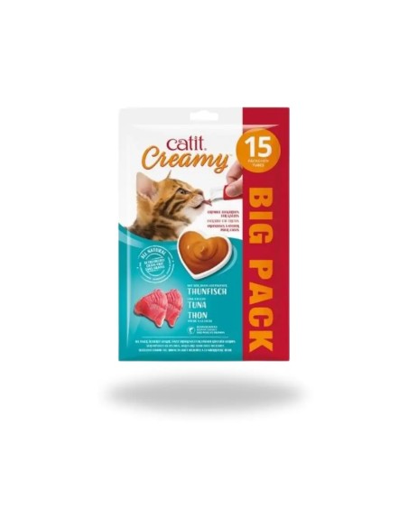 Snacks para Gato CATIT Creamy HAGEN Atun 15 sticks x 10gr